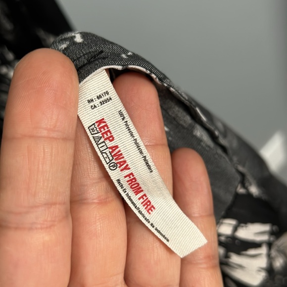 Intimately Free People So Long Robe In Black Combo Snake Print Short Sleeve sz M - Picture 10 of 16